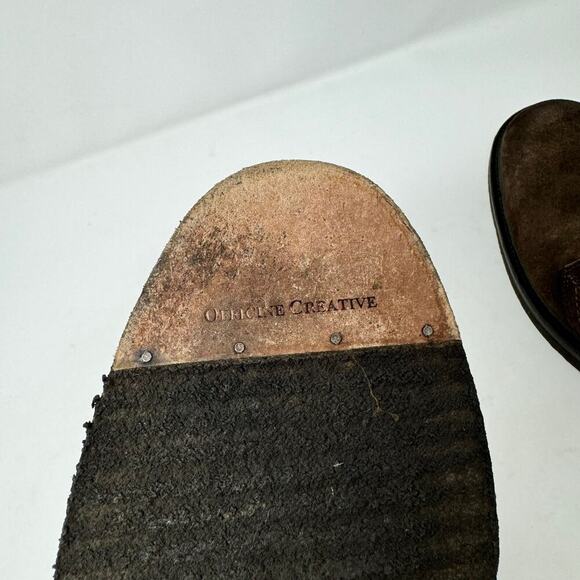 Officine Creative Suede Lace Up Hopkins Crepe Boots Dark Brown Size 44 / US 11 - Picture 10 of 10